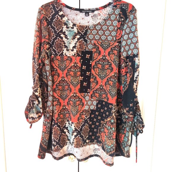 Sweaters - Zac & Rachel Multi-Colored Sweater, Size Medium, New